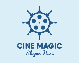 Film - Helm Movie Film Reel logo design