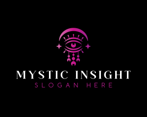 Psychic - Psychic Eye Moon logo design