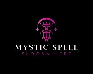 Spell - Psychic Eye Moon logo design