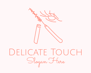 Dainty - Eyelash Eye Mascara Cosmetic logo design