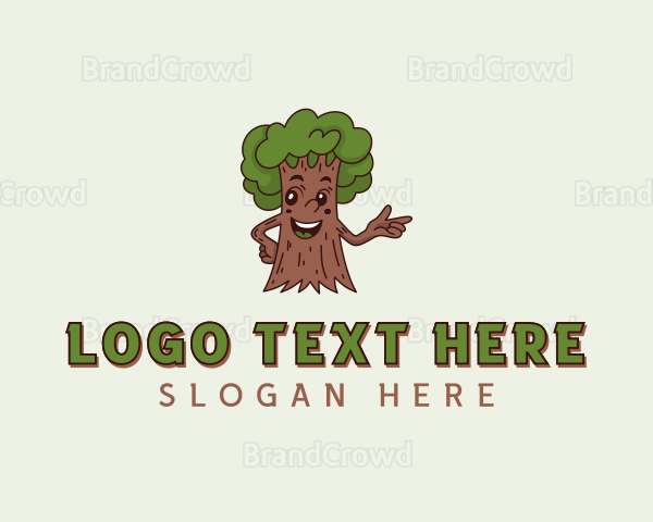 Botanical Tree Planting Logo