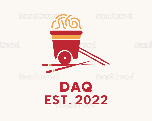 Oriental Noodles Cart Logo