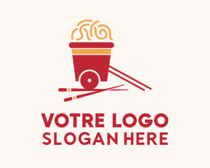 Oriental Noodles Cart  Logo