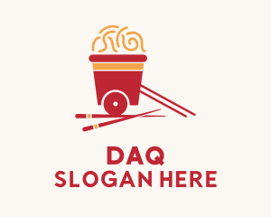 Oriental Noodles Cart  Logo