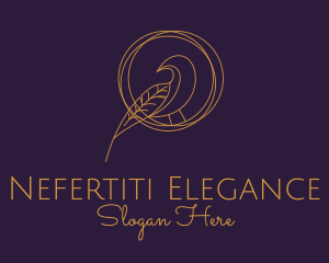 Elegant Gold Aviary  logo design