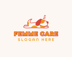 Sleeping Dog Pet Care logo design