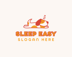 Sleeping Dog Pet Care logo design