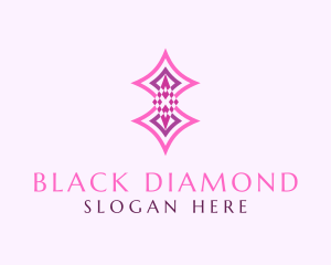 Retro Diamond Geometric  logo design