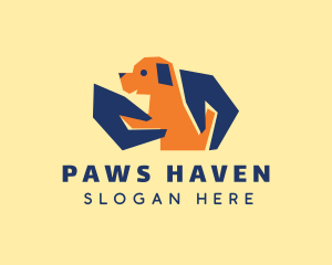 Pet Puppy Hands logo design