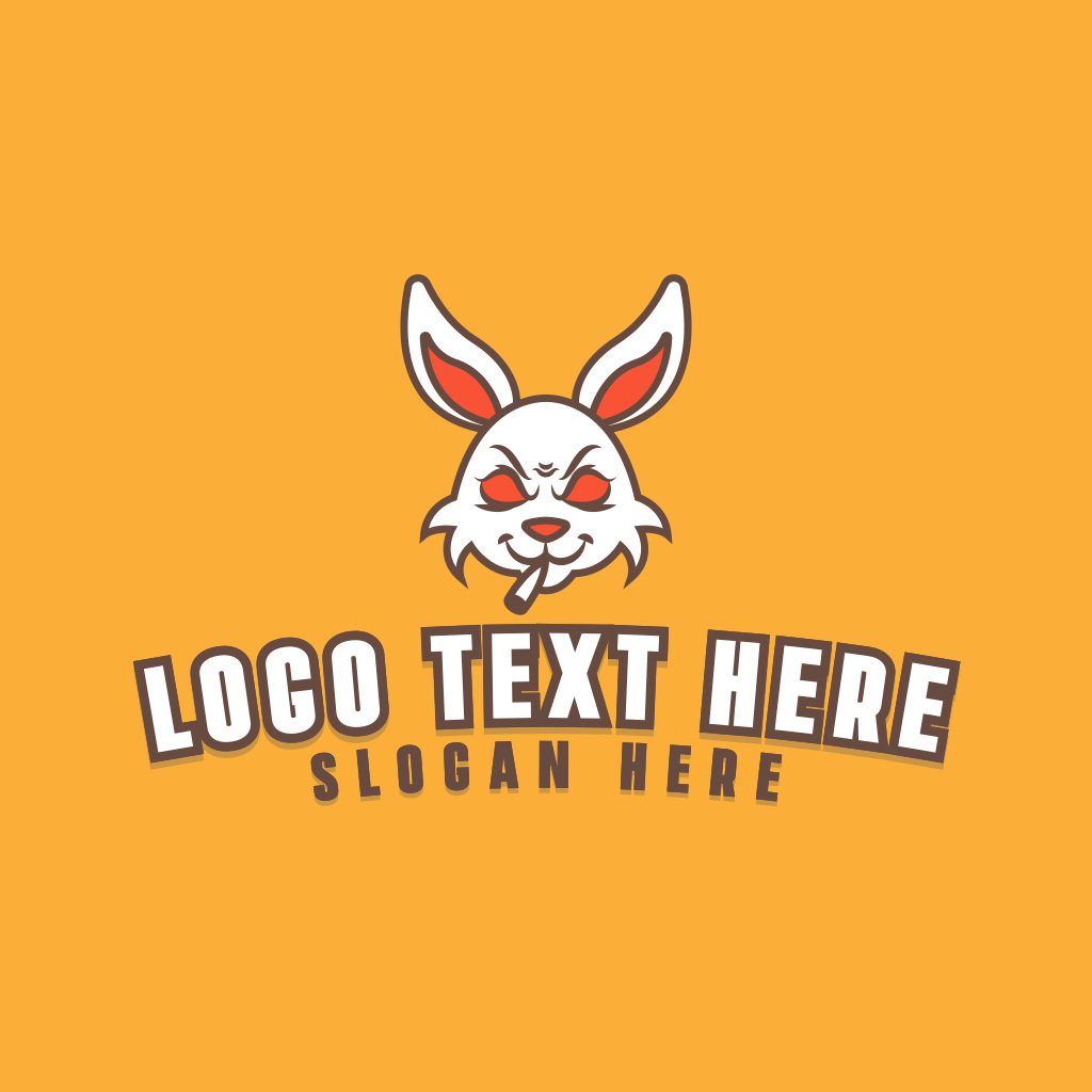 Wild Bunny Smoker Logo | BrandCrowd Logo Maker