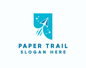 Paper Plane Travel logo design