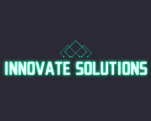 Futuristic Innovation Circuit logo design