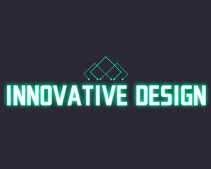 Futuristic Innovation Circuit logo design