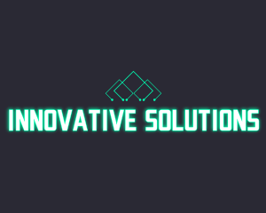 Futuristic Innovation Circuit logo design