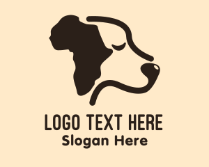 African Pet Dog logo design