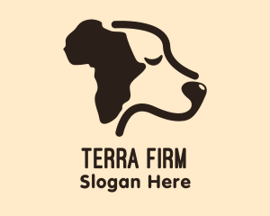 African Pet Dog logo design