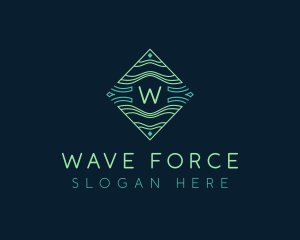 Media Wave Startup logo design