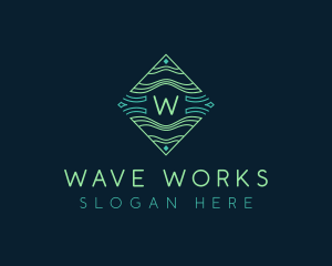 Media Wave Startup logo design