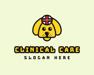 Veterinary Yellow Dog logo design