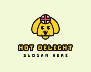 Veterinary Yellow Dog logo design