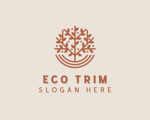 Botanical Planting Eco logo design