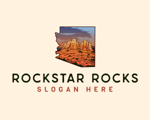 Rocks - Arizona Sedona Red Rocks logo design