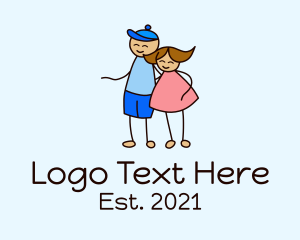 two-children-logo-examples