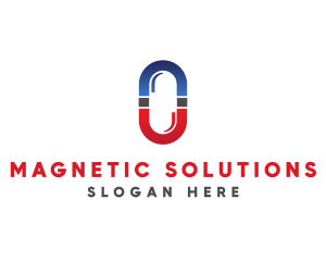 Magnetic - Medicine Capsule Pill logo design