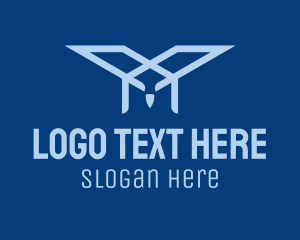 Wm - Blue Eagle Construction logo design