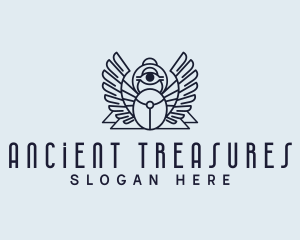 Mystical Ancient Egyptian logo design