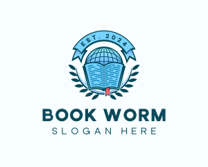 Read - Book Knowledge Education logo design