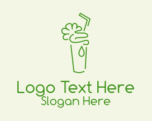 Green Minimalist Cooler Logo