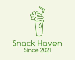 Green Minimalist Cooler logo design