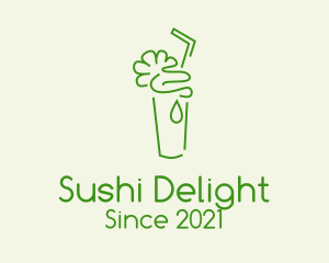 Green Minimalist Cooler logo design