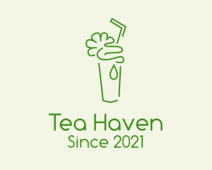 Green Minimalist Cooler logo design