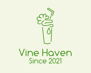 Green Minimalist Cooler logo design