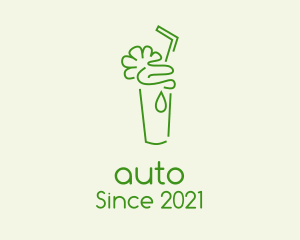 Cooler - Green Minimalist Cooler logo design