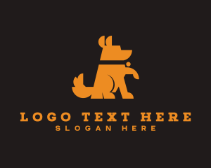 Trainer - Dog Training Shelter logo design