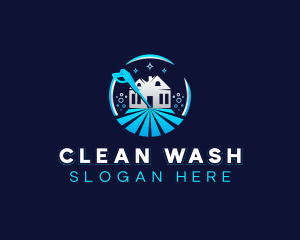 Cleaning Power Wash logo design