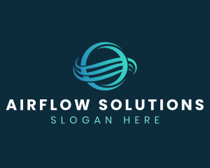 Industrial Airflow Ventilation logo design