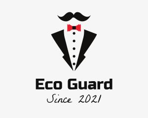 Steward - Bow Tie Tuxedo Mustache logo design