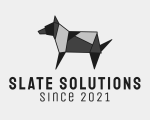 Pet Dog Origami logo design