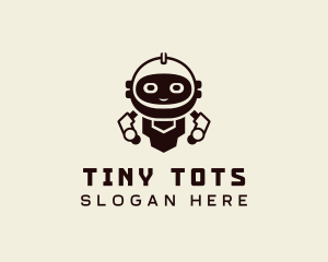 Toddler - Kids Toy Robot logo design