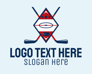 Coaching - Ice Hockey Sports Team logo design