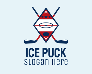 Ice Hockey Sports Team logo design