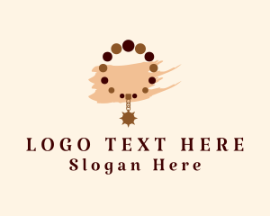 Fashion Designer - Elegant Necklace Jewelry logo design