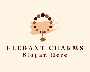 Elegant Necklace Jewelry  logo design
