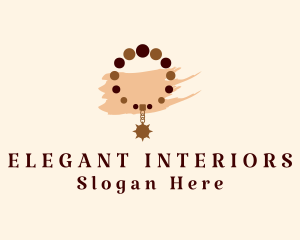 Elegant Necklace Jewelry  logo design