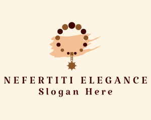 Elegant Necklace Jewelry  logo design