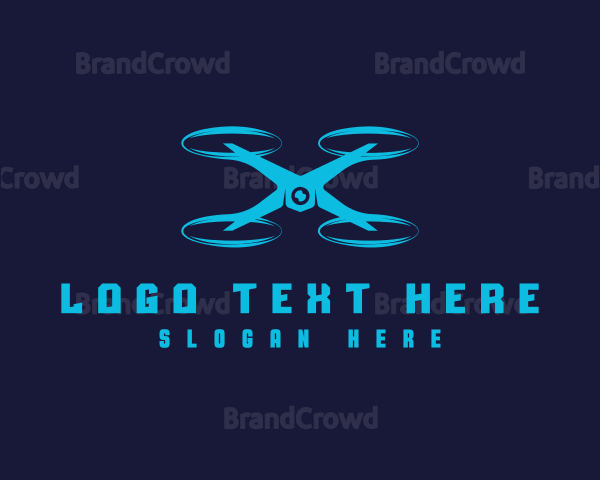 Photography Media Drone Logo